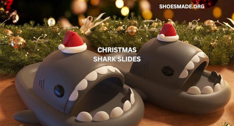 Christmas Shark Slides: A Festive Footwear Choice