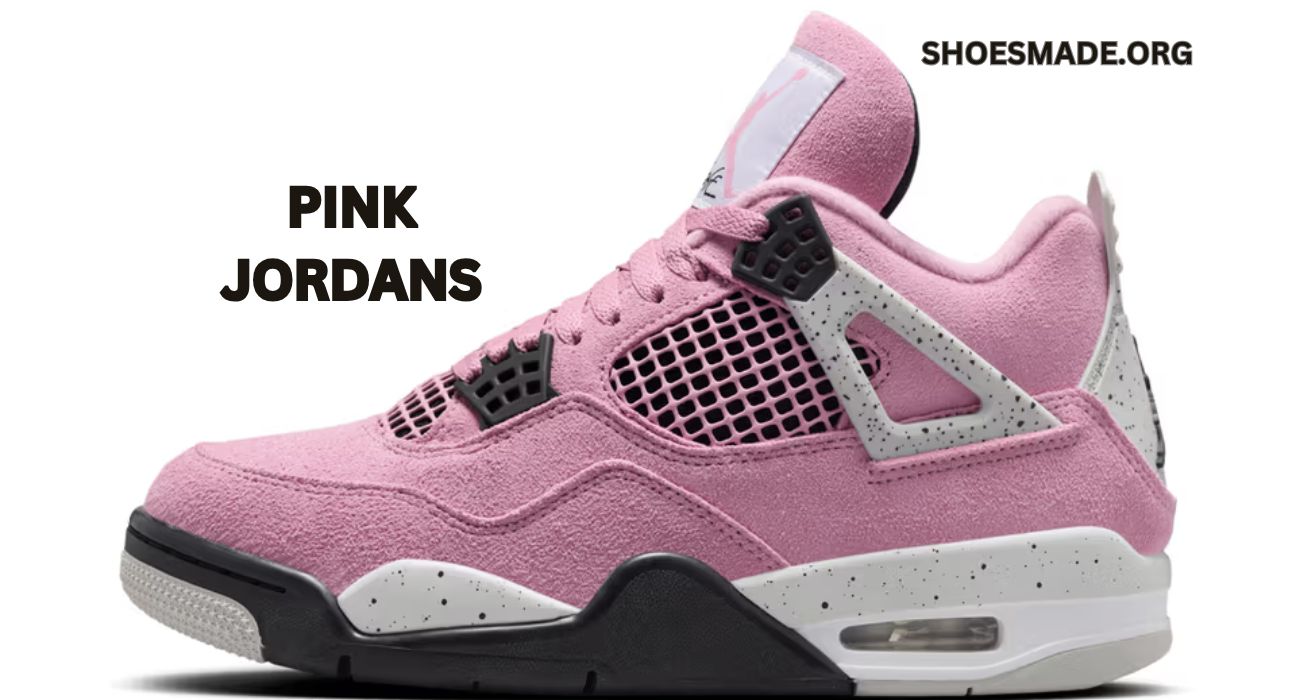 pink jordans