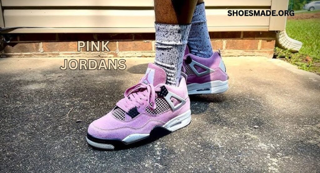 pink jordans