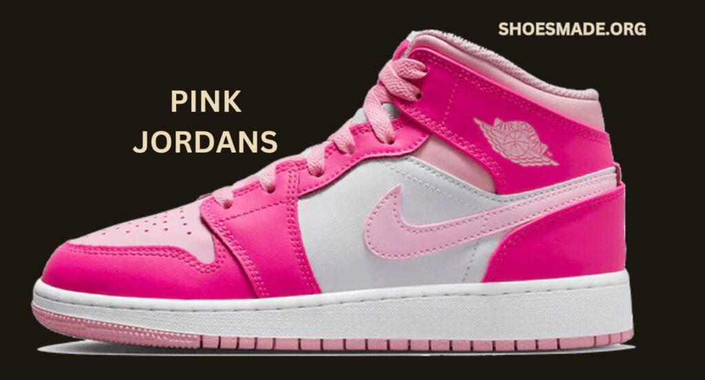 pink jordans